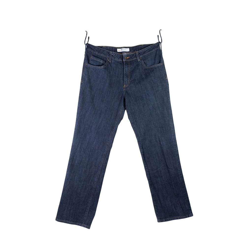 Lee Modern Series Mens Straight Fit Jeans Dark Wash Denim 38x32 L342